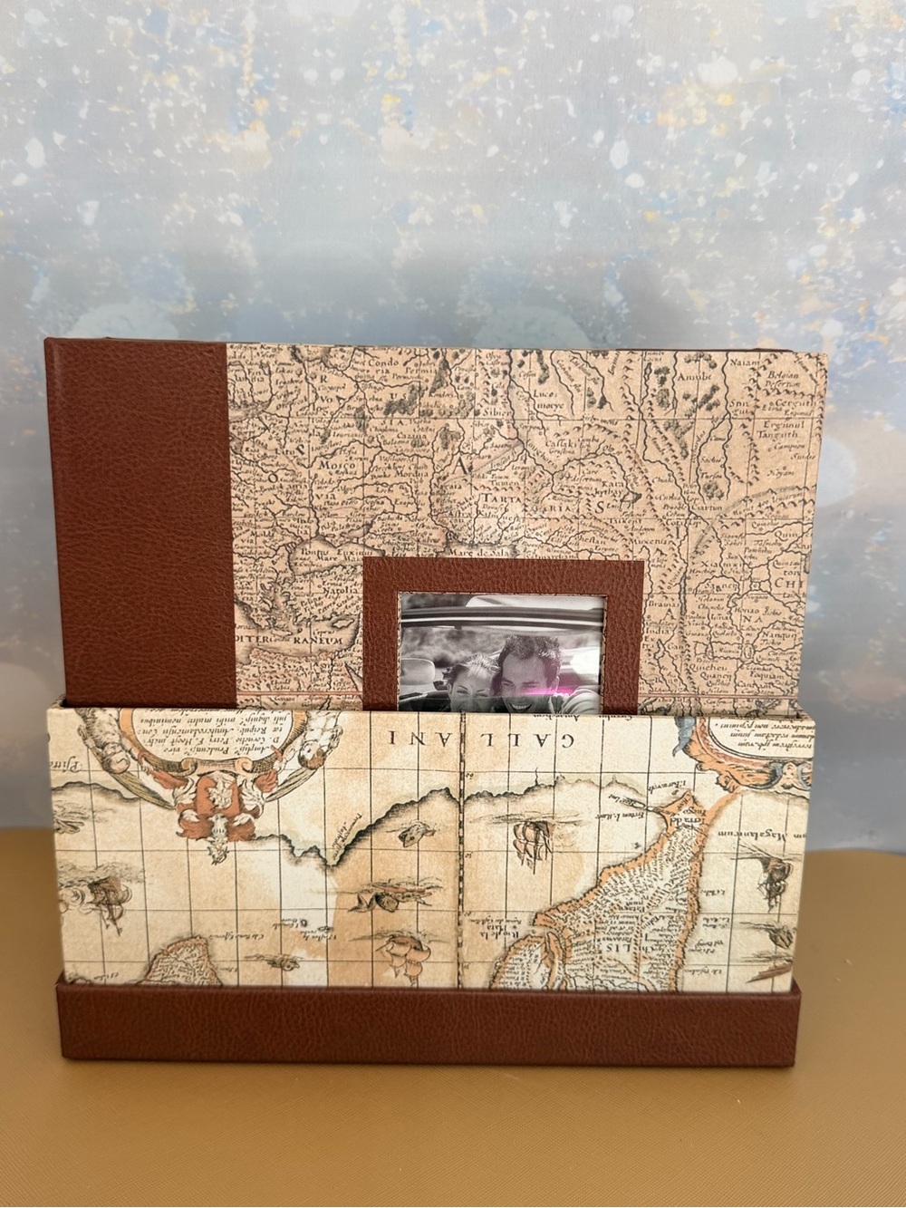 Vintage Map Photo Albums for 4’x6” Photos - New/Unused
